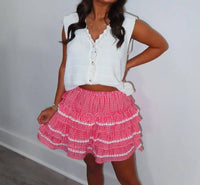 Entro - Grace Ruffle Mini Skirt