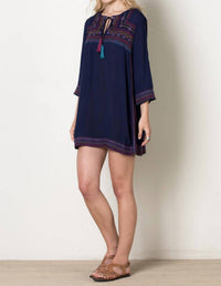 Thml - Gypsy Love Embroidered Shift Dress
