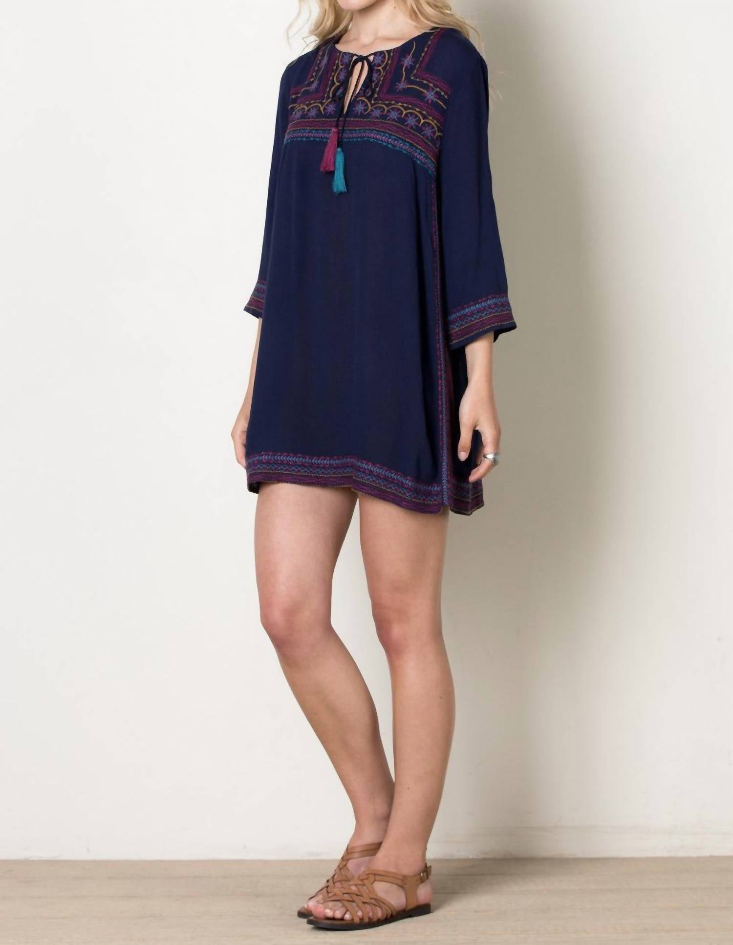 Thml - Gypsy Love Embroidered Shift Dress