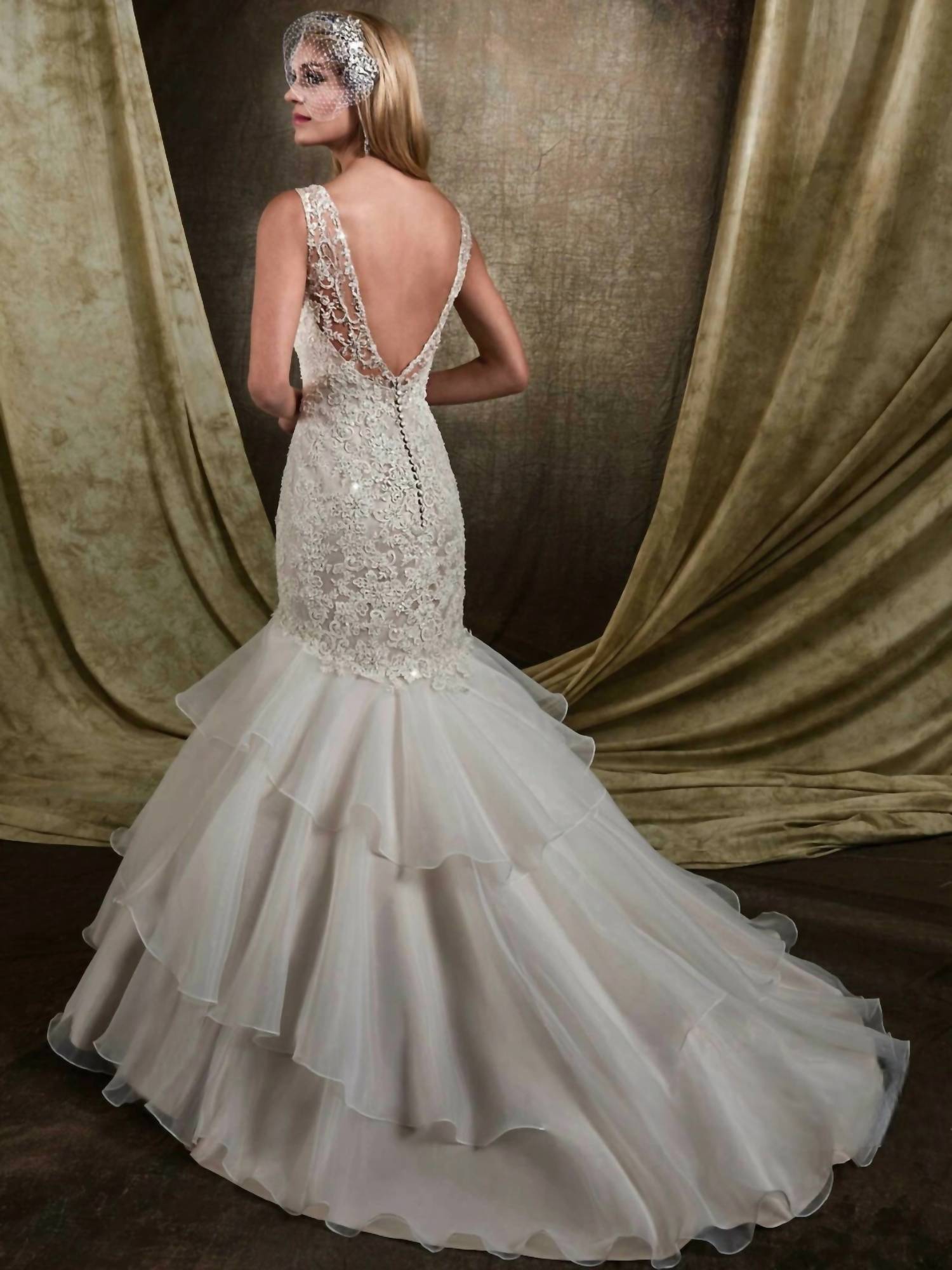 Mary'S Bridal - Mermaid Crystal Beaded Dress