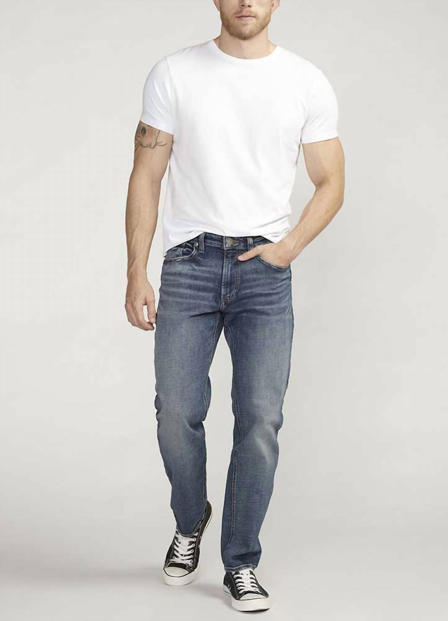 Silver Jeans Co Eddie Jean in indigo 1 - men's jeans