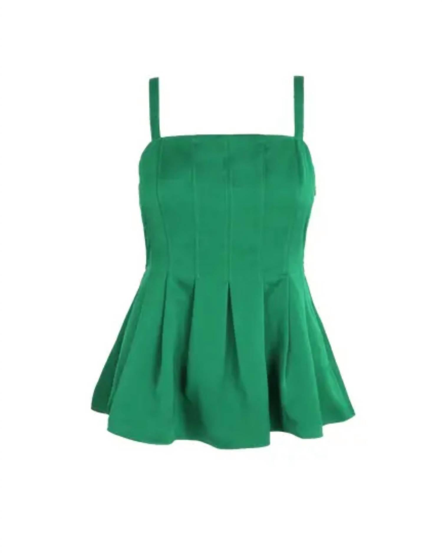 Adelyn Rae - Amabel Pleated Peplum Top