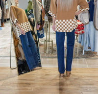 Yolly - Diana Checkered Sweater