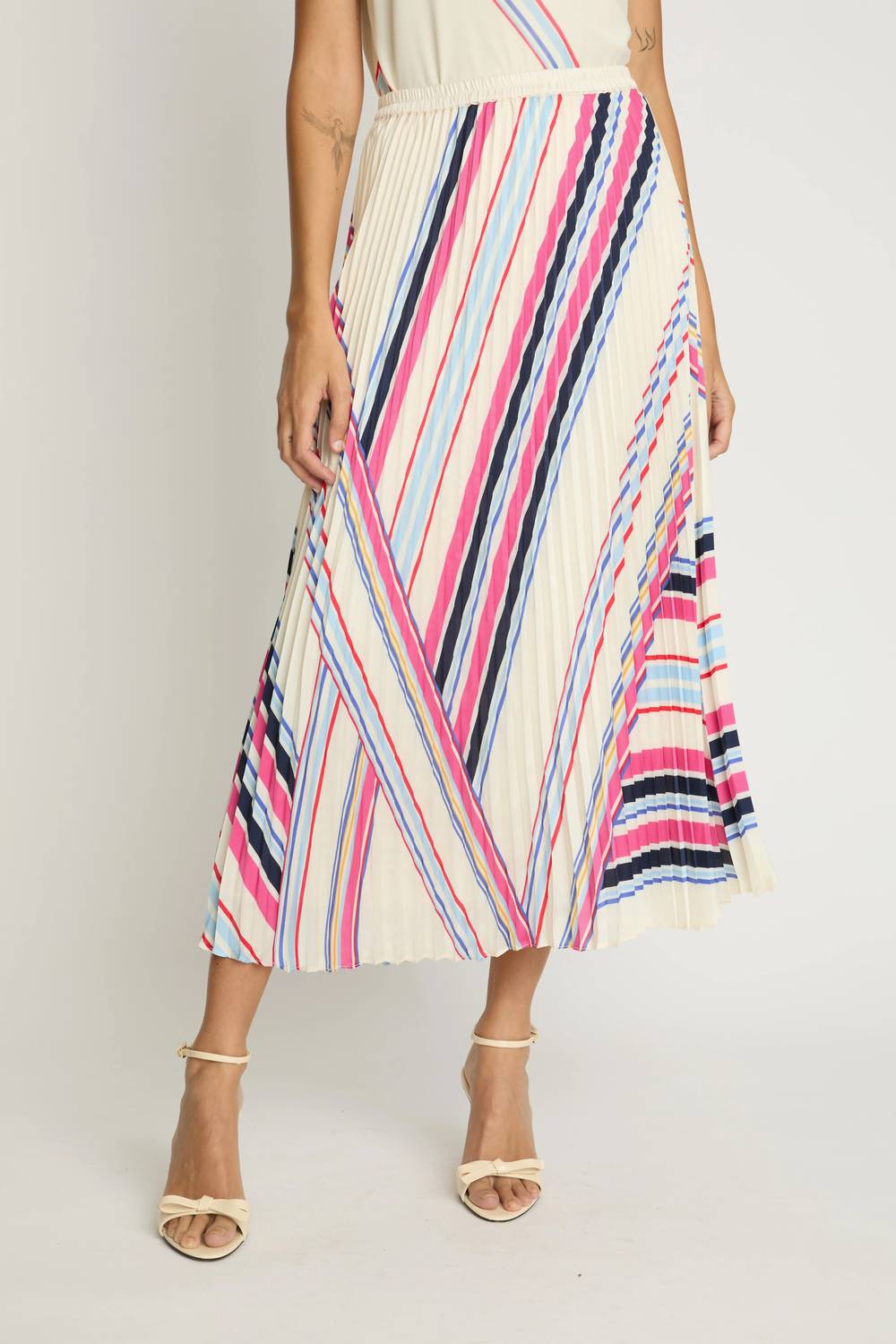 Caballero - Lucille Pleated Maxi Skirt