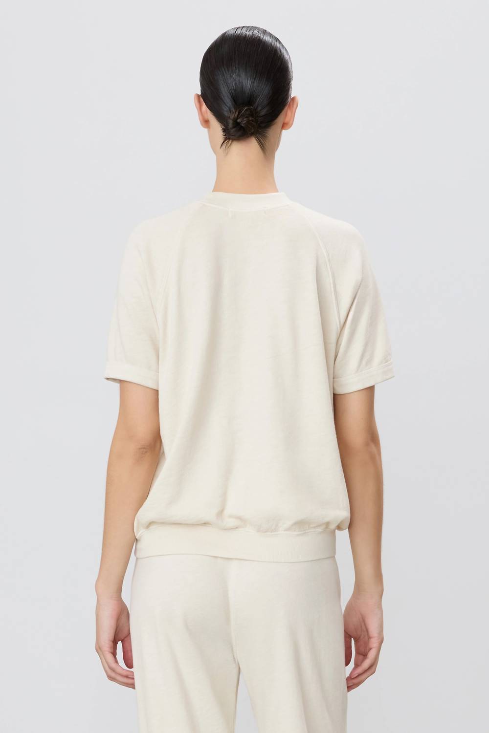 Eterne - Short Sleeve Raglan Sweatshirt