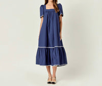 2.7 August Apparel - Women's Ric Rac Midi Dress