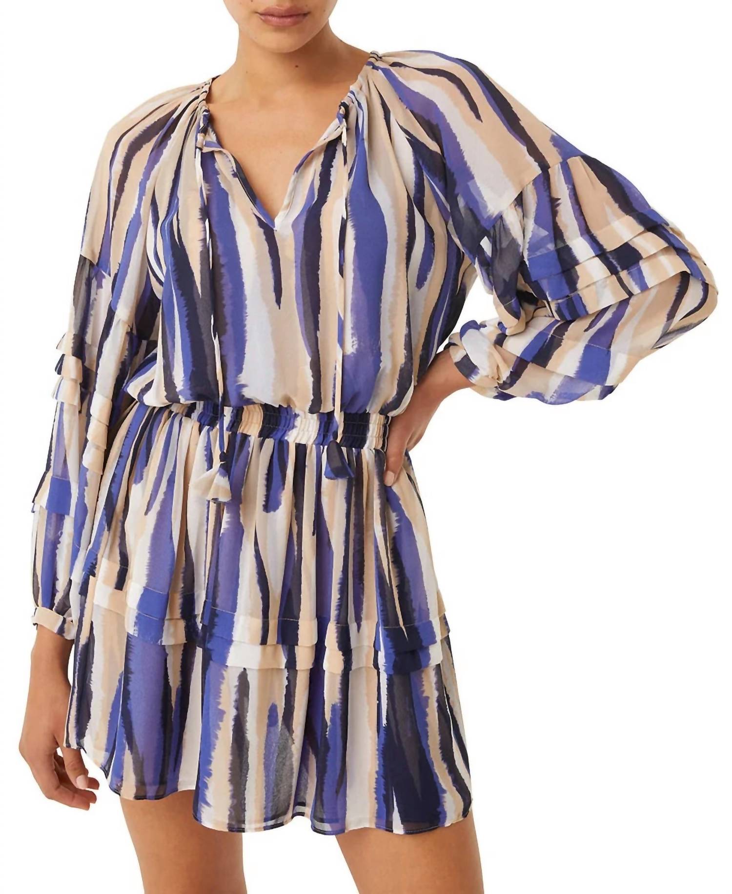 Misa Los Angeles - Karlina Striped Mini Dress