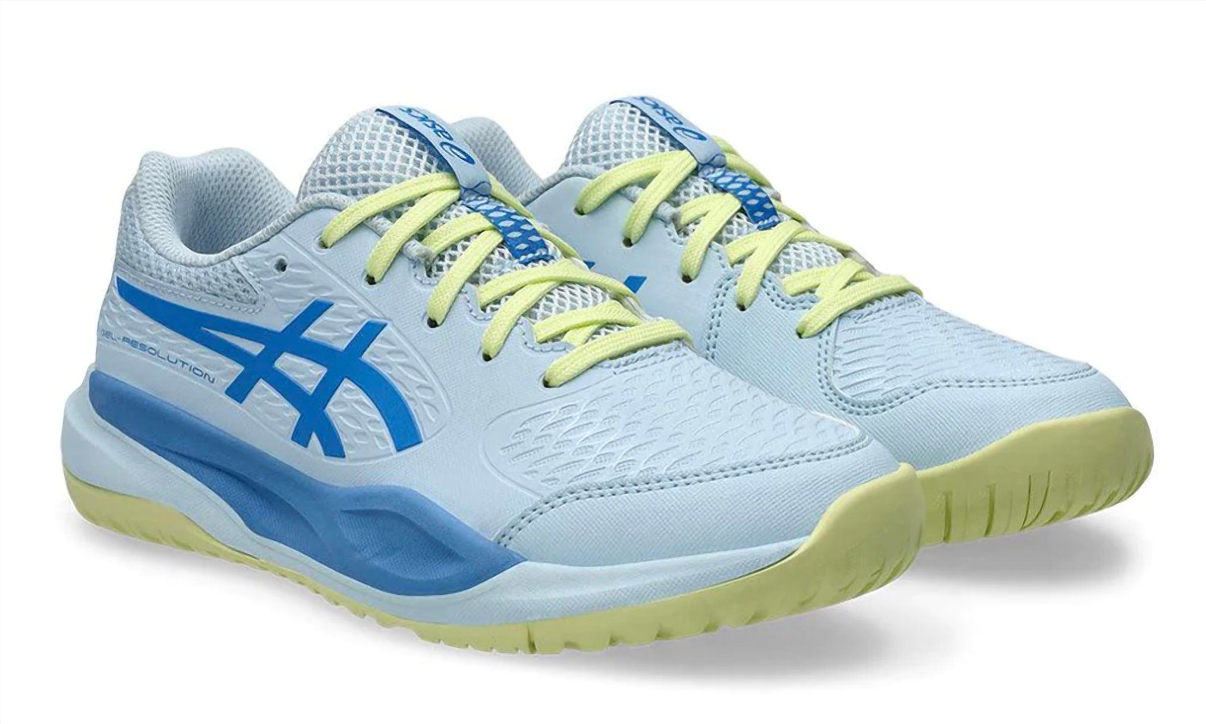 ASICS Grade School Kids' Gel Resolution Shoes in light blue coast - kids' sneaker - view 4