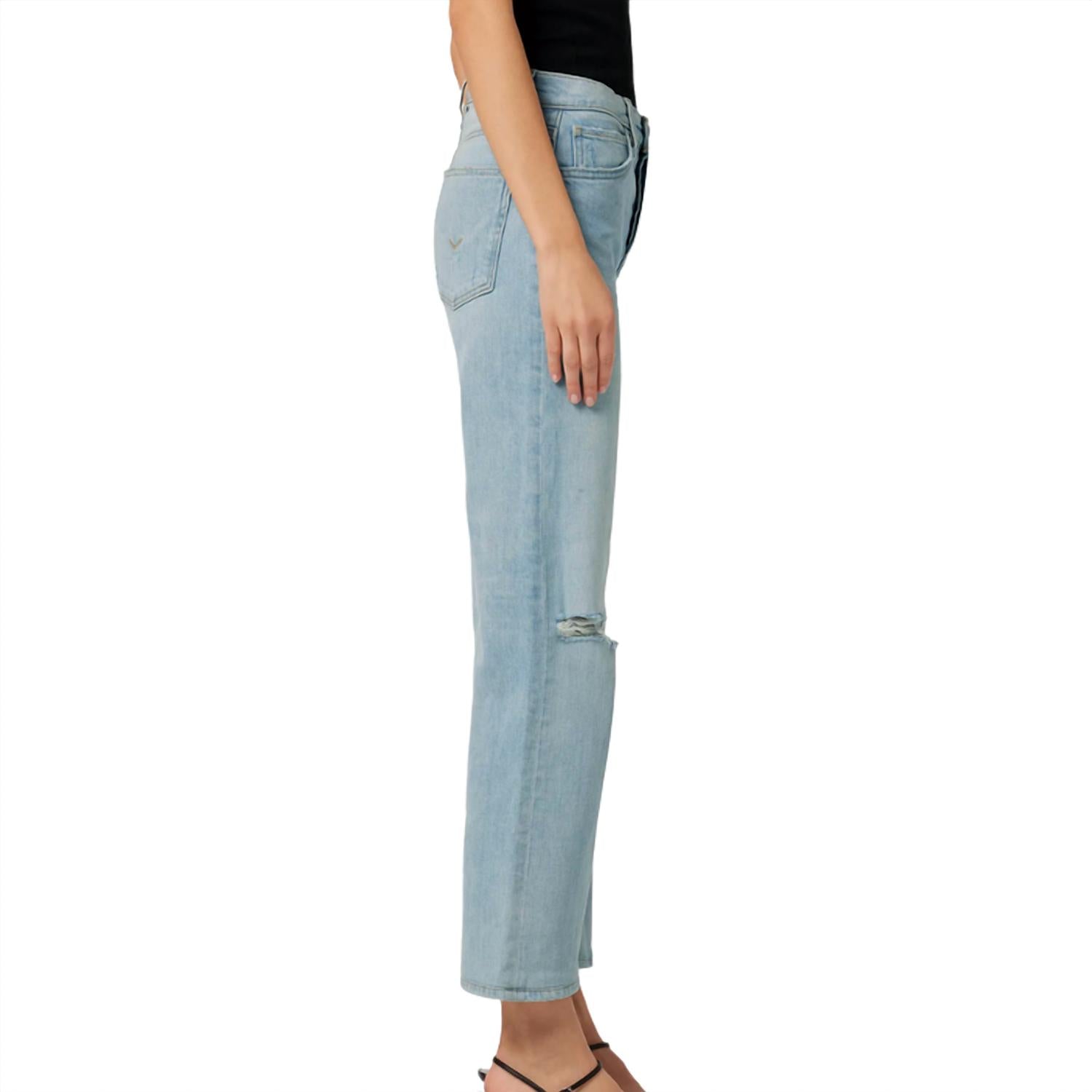 Hudson - Women's Rosie High Rise Wide Leg Ankle Jean