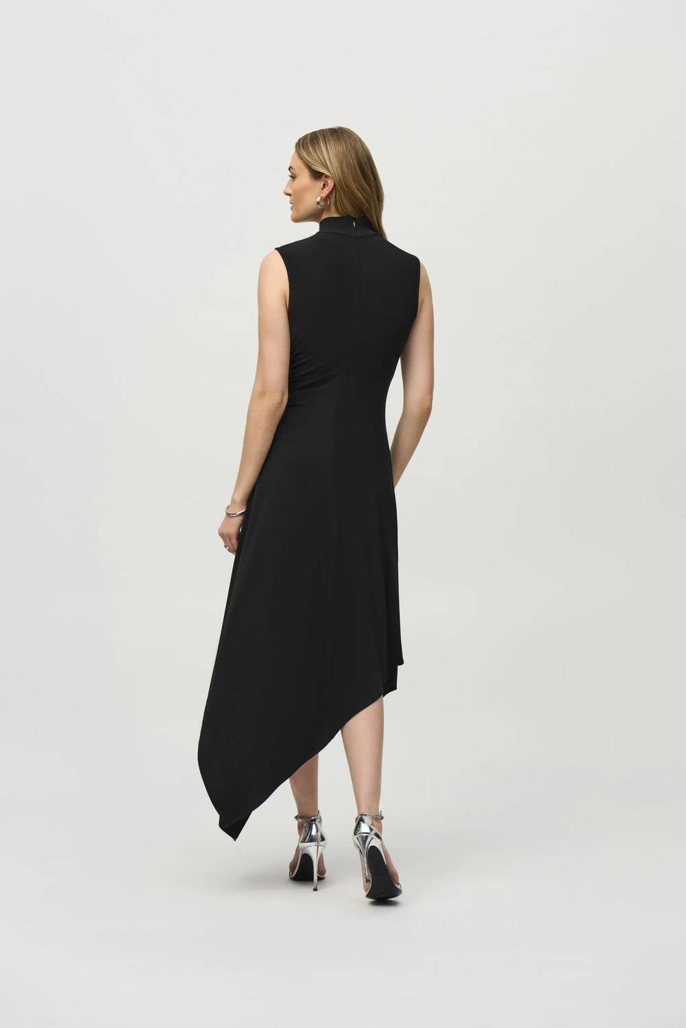 Joseph Ribkoff - Fit And Flare Asymmetrical Hem Dress