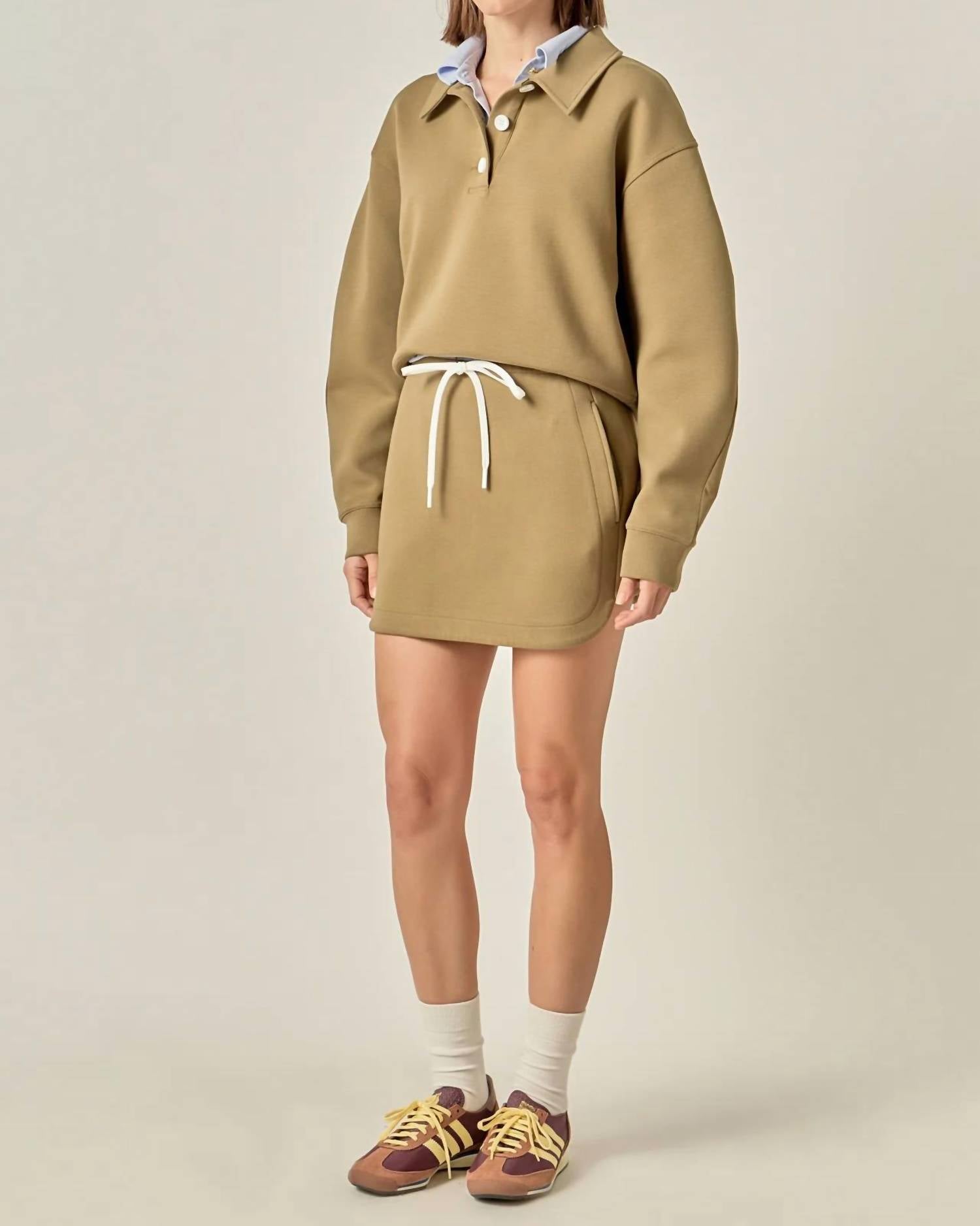 English Factory - Scuba Skirt Set
