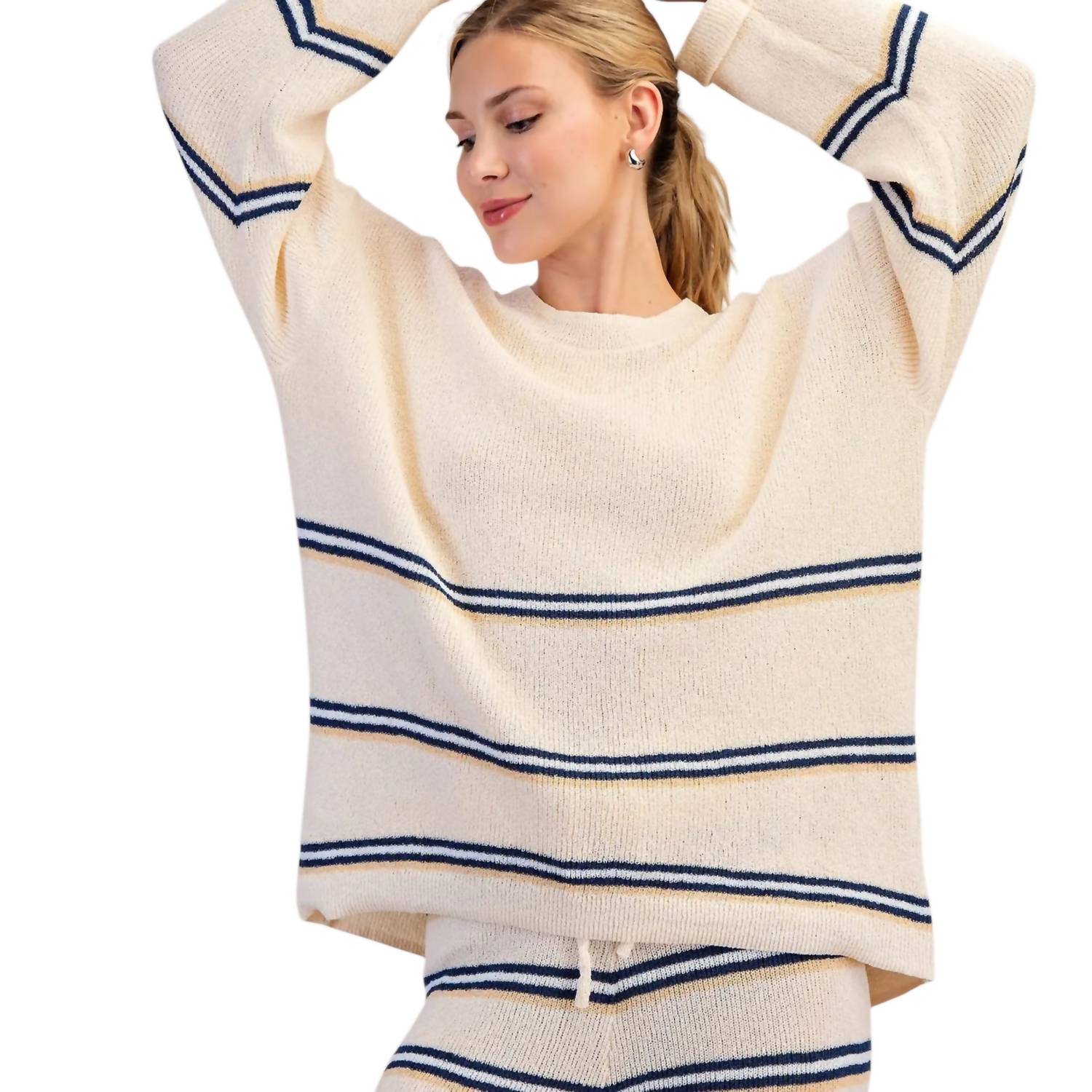 Glam - Long Sleeve Oversized Sweater