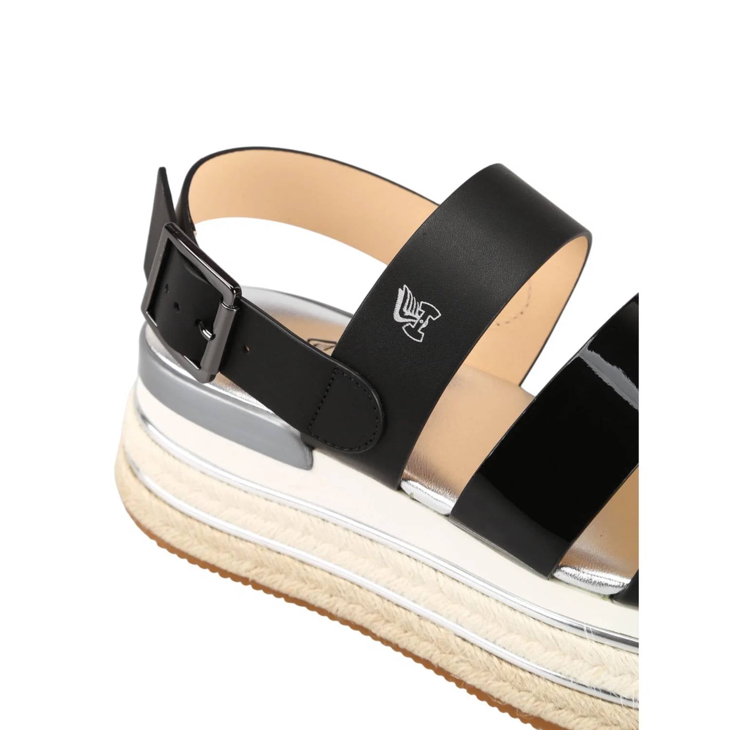Hogan - Women's Leather Wedge Sandals