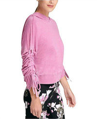 Dkny - Activewear Sport Relaxed Cinch Sleeve Hoodie