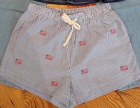 Sunday Edition - Women's Embroidery Flag Shorts