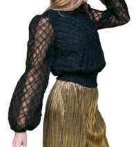 Flying Tomato - Textured Woven Top