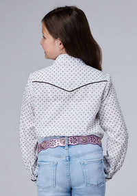 Roper - Girl's Long Sleeve Retro Piped Top