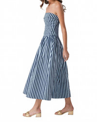Pinch - Stripes Strapless Midi Dress