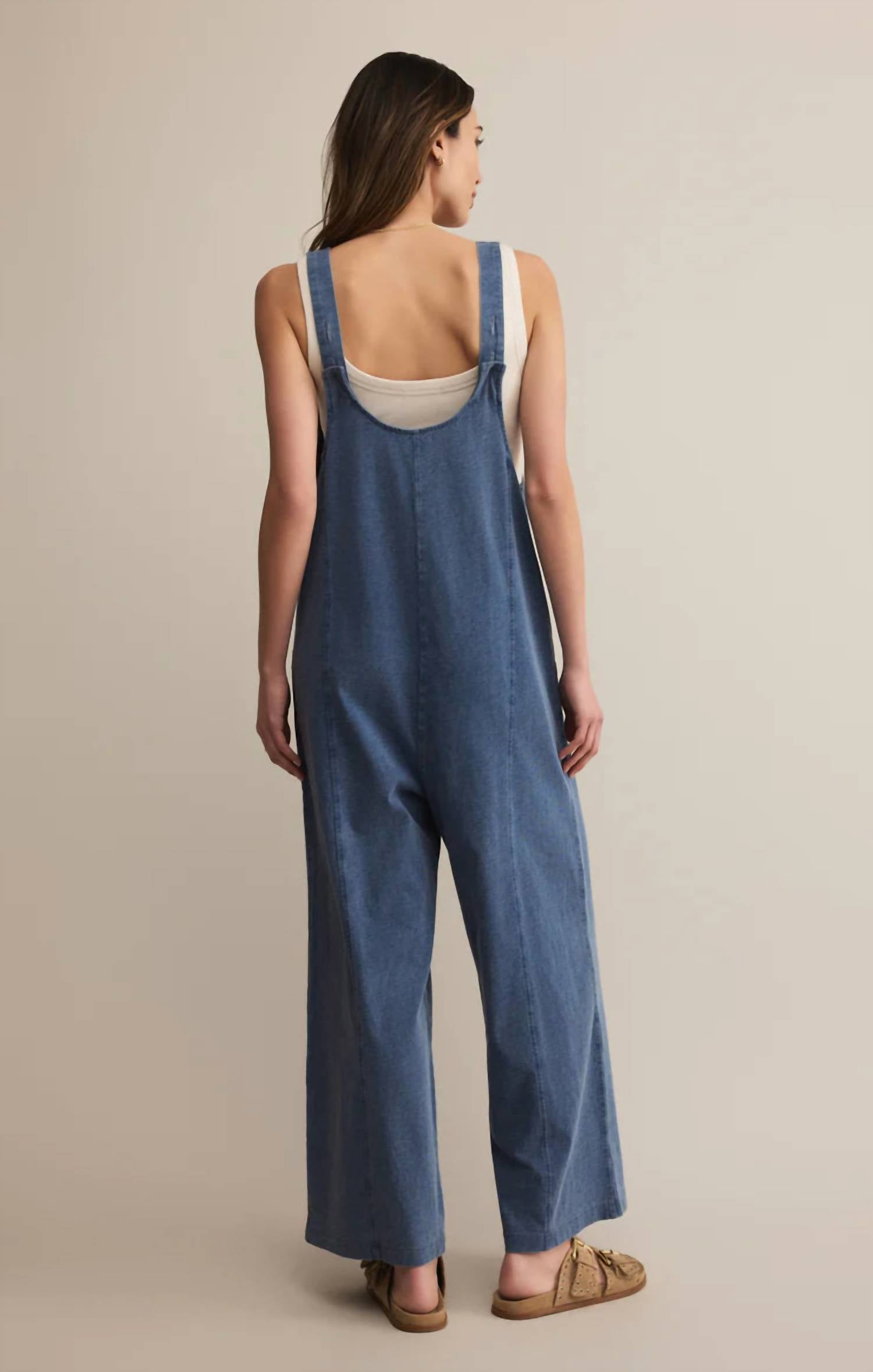 Z Supply - Everyday Jersey Denim Jumpsuit