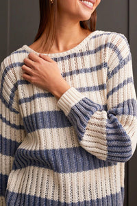 Tribal - Stripe Knit Sweater