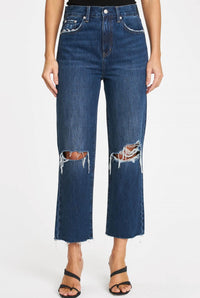 Pistola - Cassie Super High Rise Straight Crop Jeans