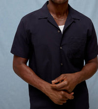 CLOSED Short Sleeve Shirt in dark night - men's t-shirt - view 7