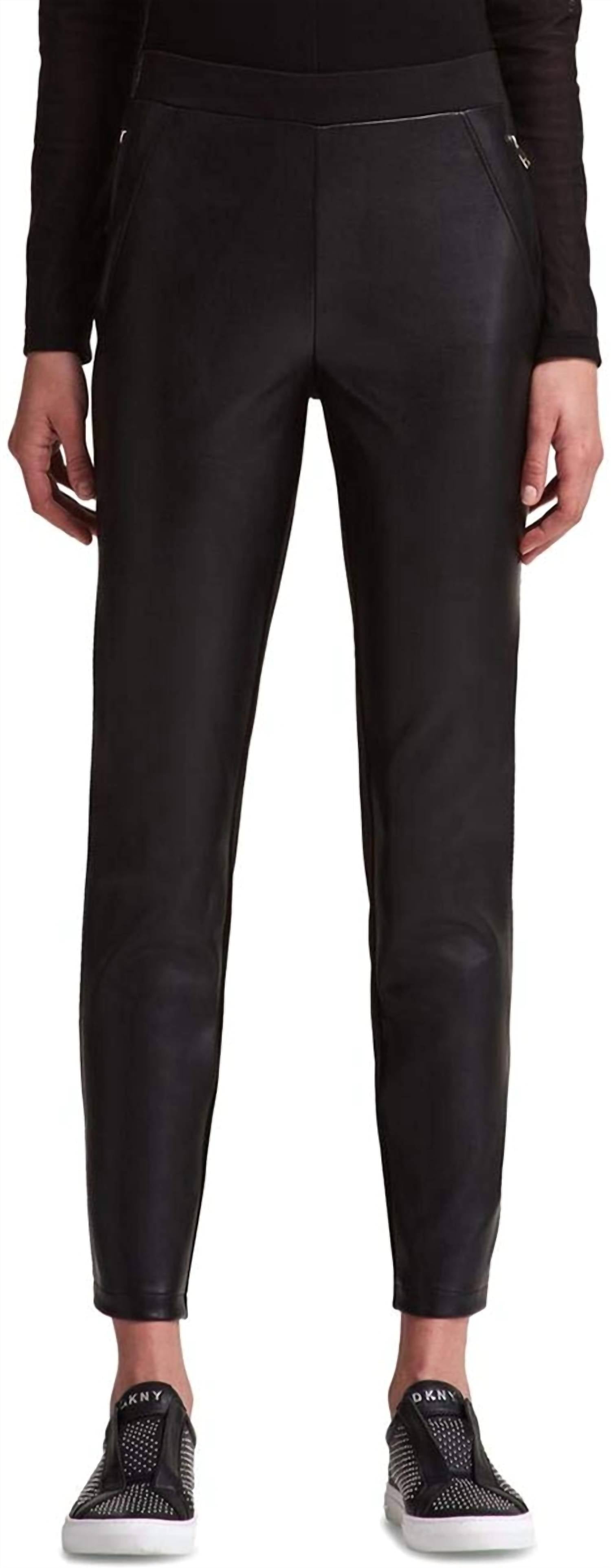 Dkny - Women's Mixed Media Skinny Pants