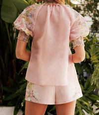 Le Cliche - Flowy Blossom Button Up Top