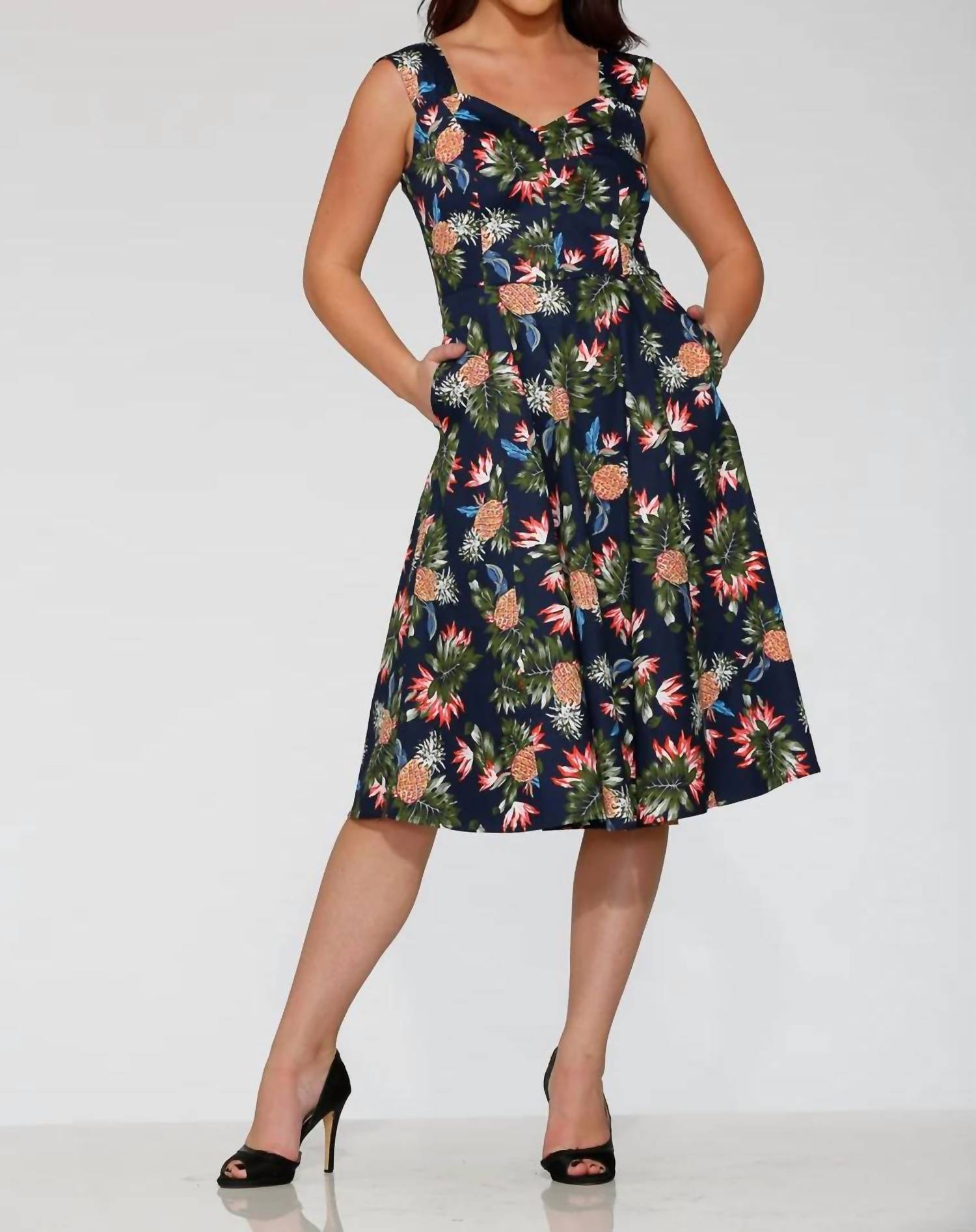Orchid Bloom - Hawaiian Swing Dress