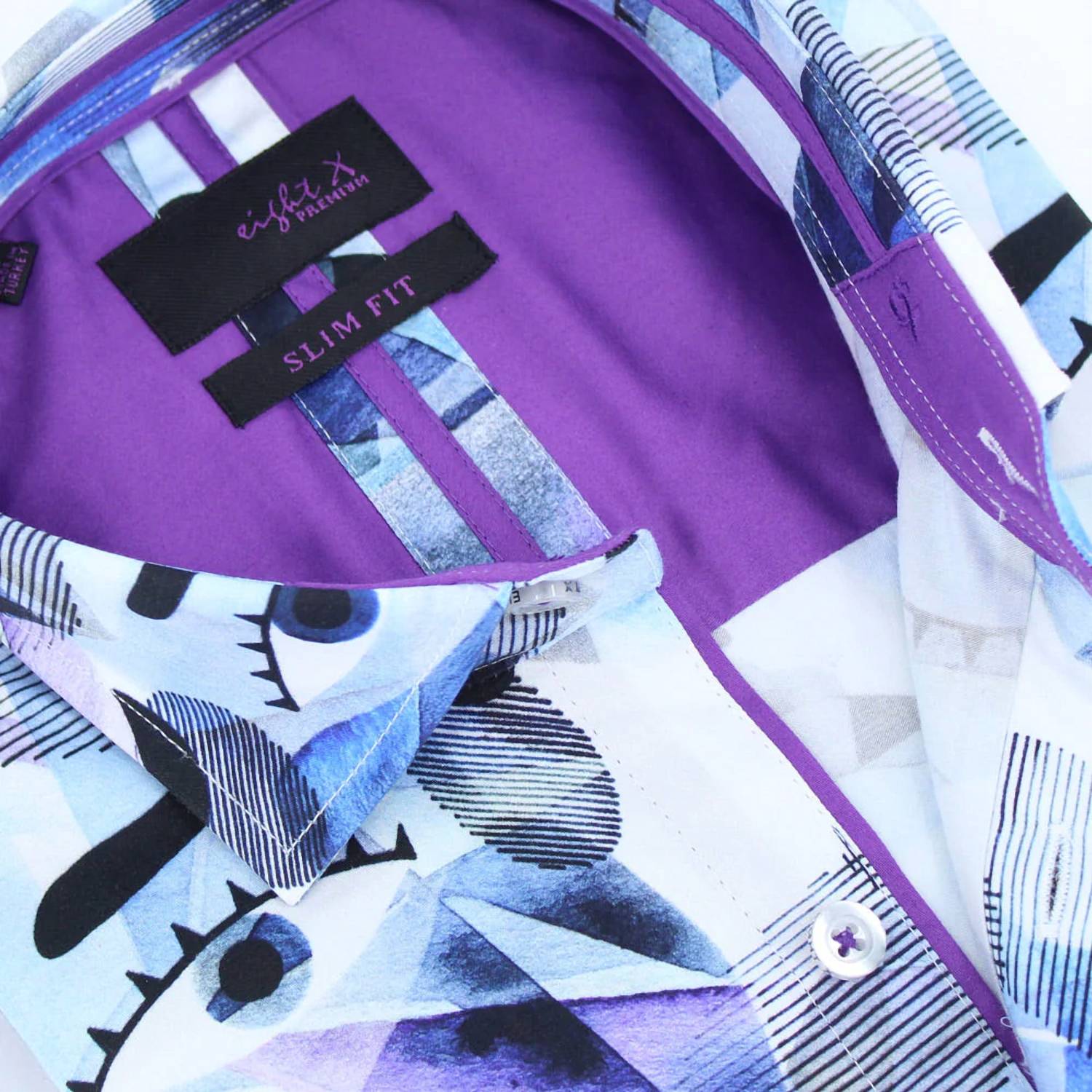 Eight X - Abstract Eyes Button Down Shirt