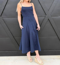 Nia - Fit And Flare Midi Dress