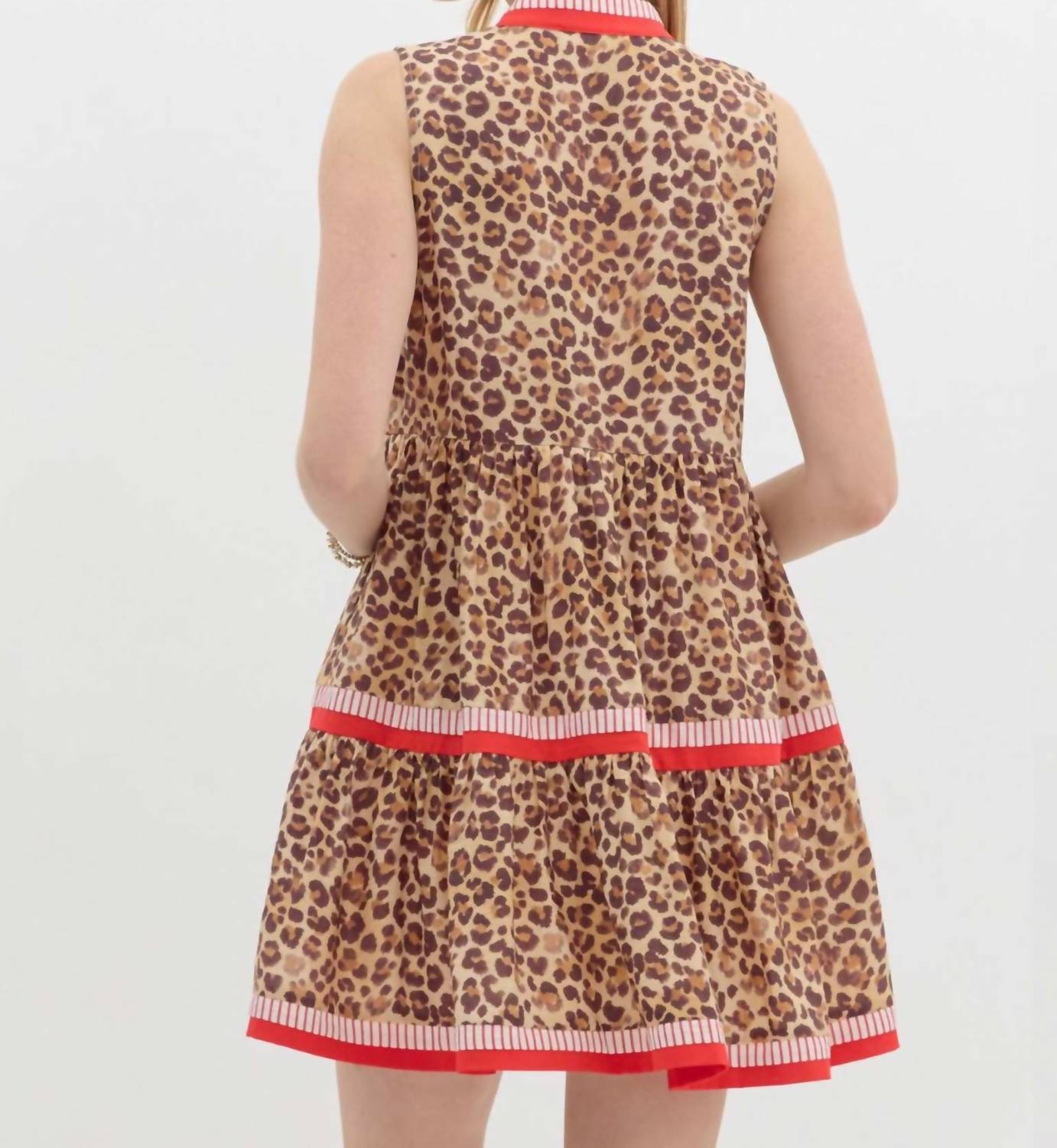 Entro - Sleeveless Tiered Mini Dress