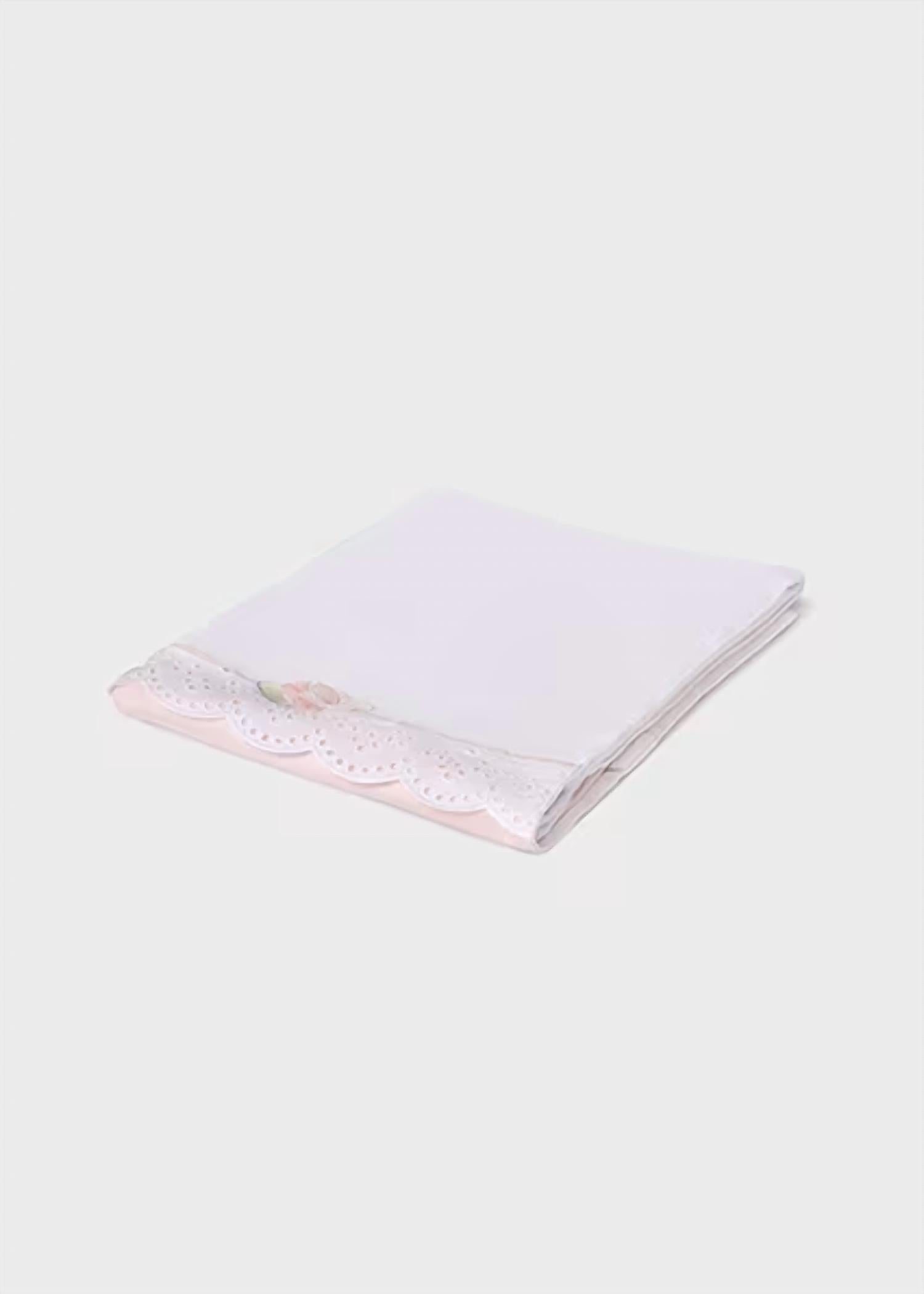 Mayoral - Floral Trim Blanket