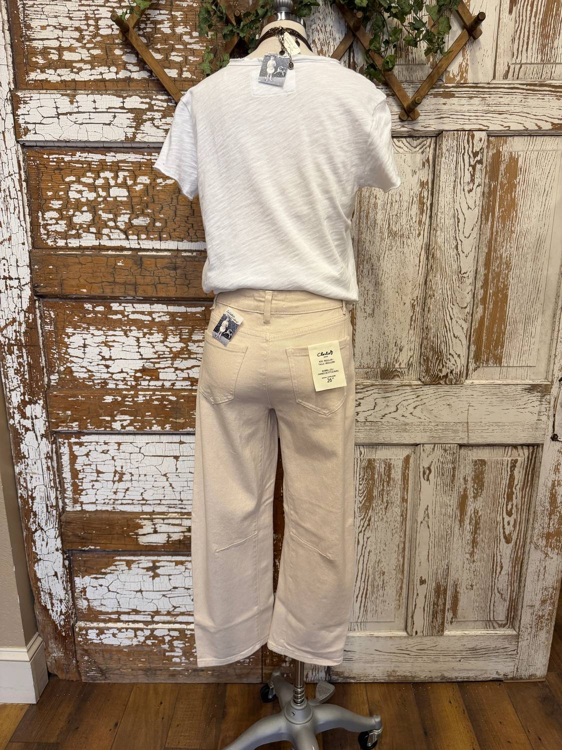 Charlie B - Women's Twill Barrel Jeans