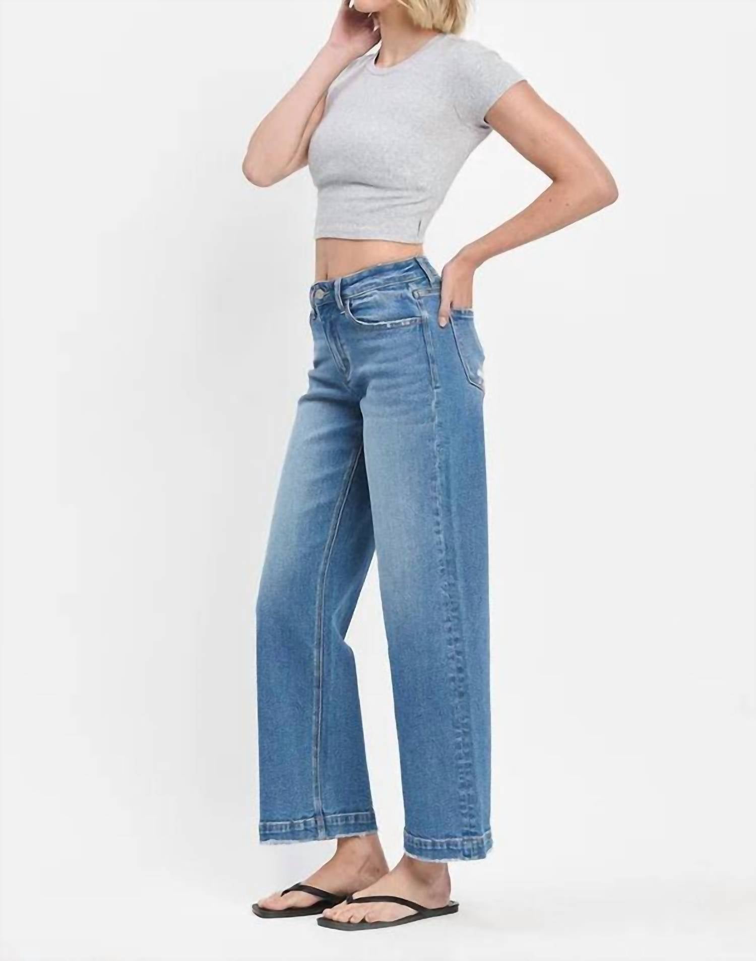 Lovervet - High Rise Trouser Wide Jeans