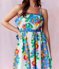 Peach Love - Hadley Floral Maxi Dress