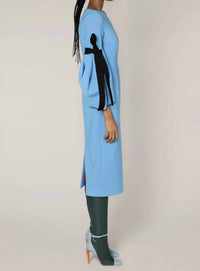 Roksanda - Calispi Crepe Dress in Cielo/Amoria