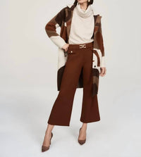 Joseph Ribkoff - Scuba Crepe Wide-Leg Pull-On Cropped Pants