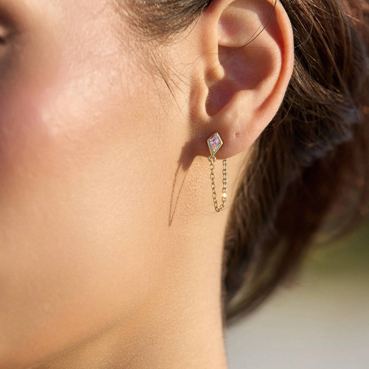 Adriana Pappas - Women's Crystal Kite Earrings