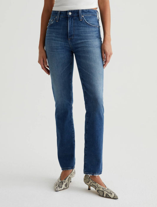 MARI HIGH RISE SLIM STRAIGHT JEAN