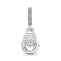 Pandora - Mom Infinity Pave Double Dangle Charm