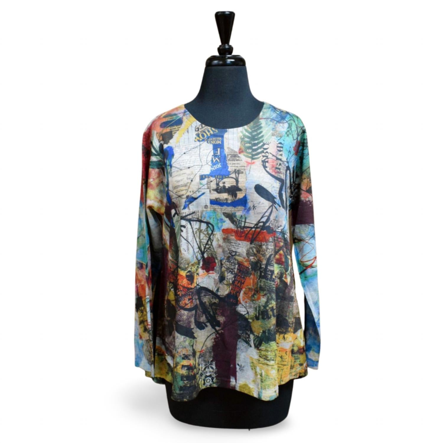 Inoah - Women's Journalism A-line Crewneck Tee