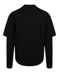 Ambush Men's Layered Long Sleeve T-shirt in black - men's long sleeve top - detail view