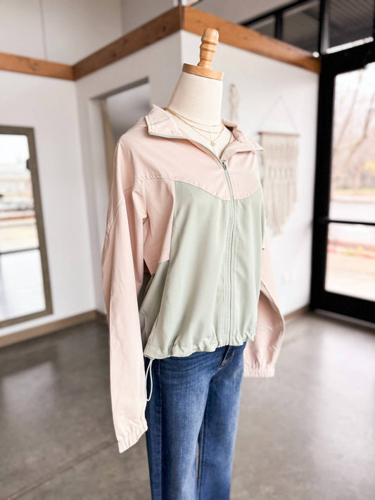 Wishlist - Colorblock Hooded Jacket