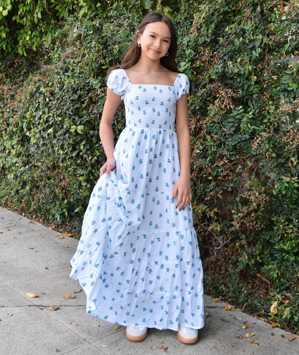 Katie J Nyc - Boho Eyelet Indie Dress