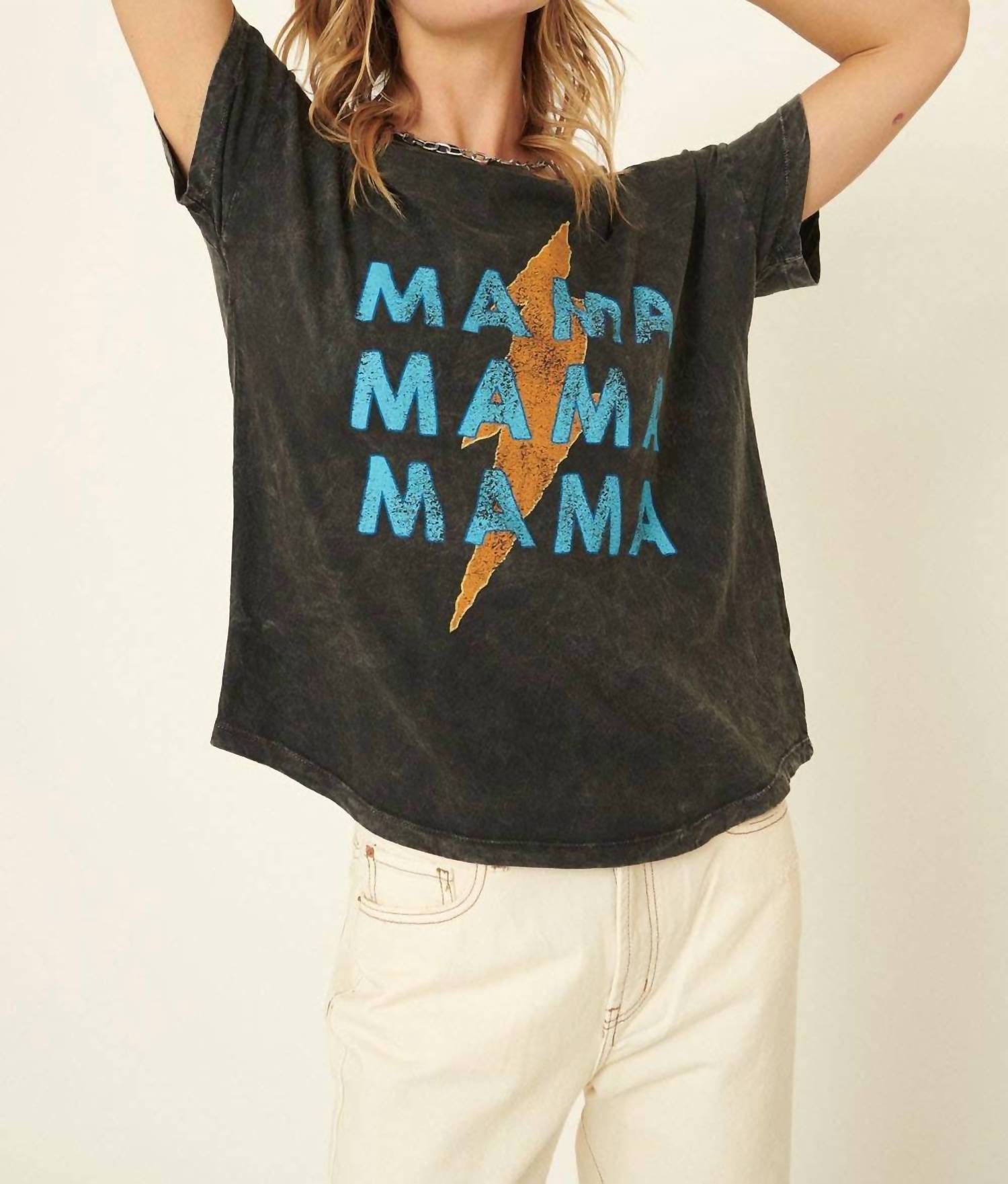 Promesa - Thunder Mama Washed Vintage Graphic Tee