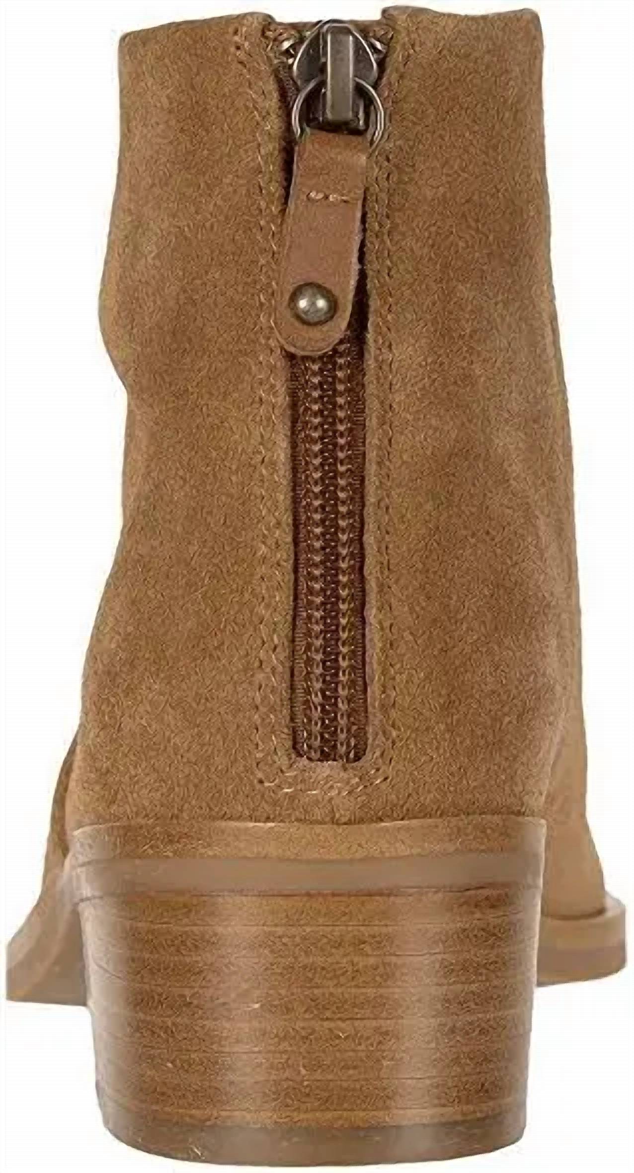 Soludos Women's VENETIAN Bootie in tan suede - women's shoe - alternate view