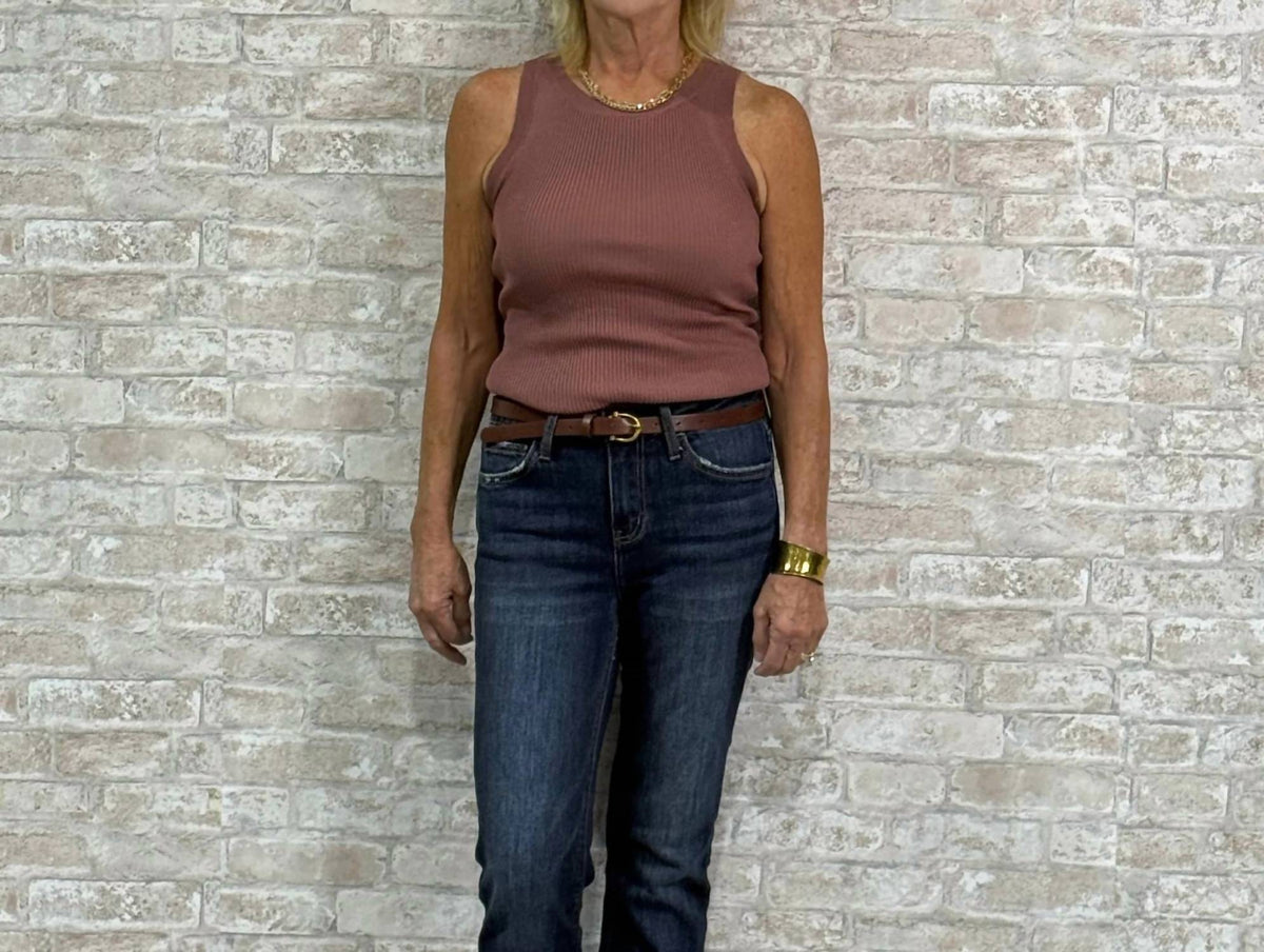 Blu Pepper - The Soothed One Ribbed Tank