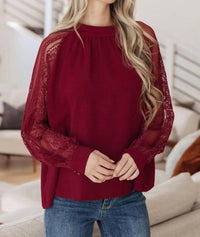 White Birch - Lace On My Sleeves Top