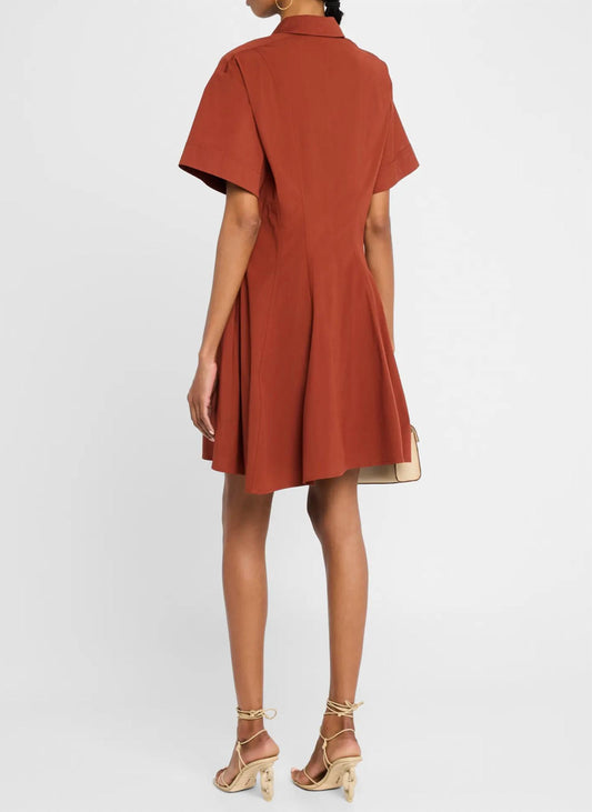 A.L.C. - Women's Dell Stretch Cotton Mini Shirtdress